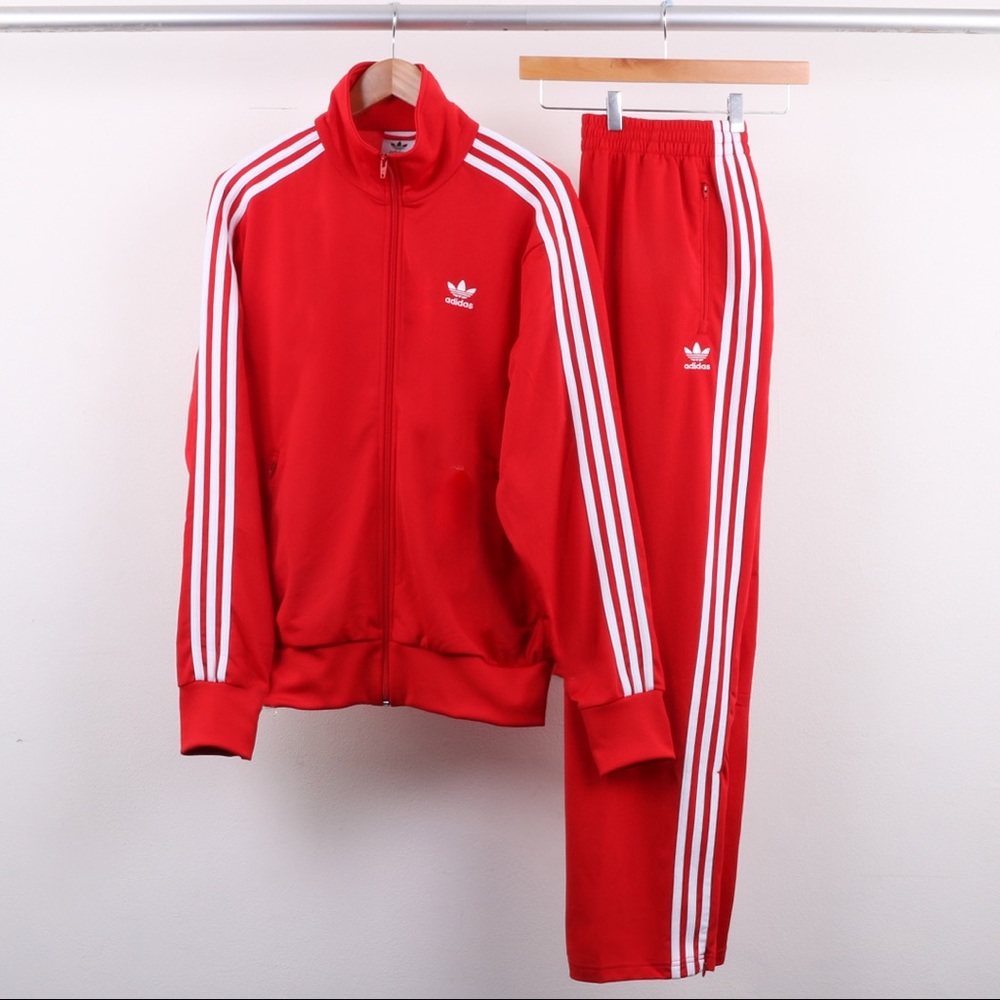 Red adidas tracksuit jacket [new] [perfect condition]